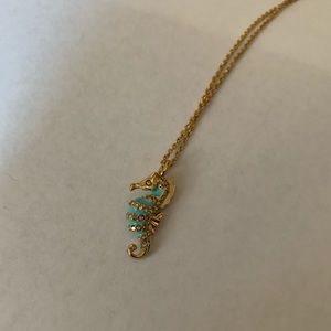 Kate Spade seahorse necklace